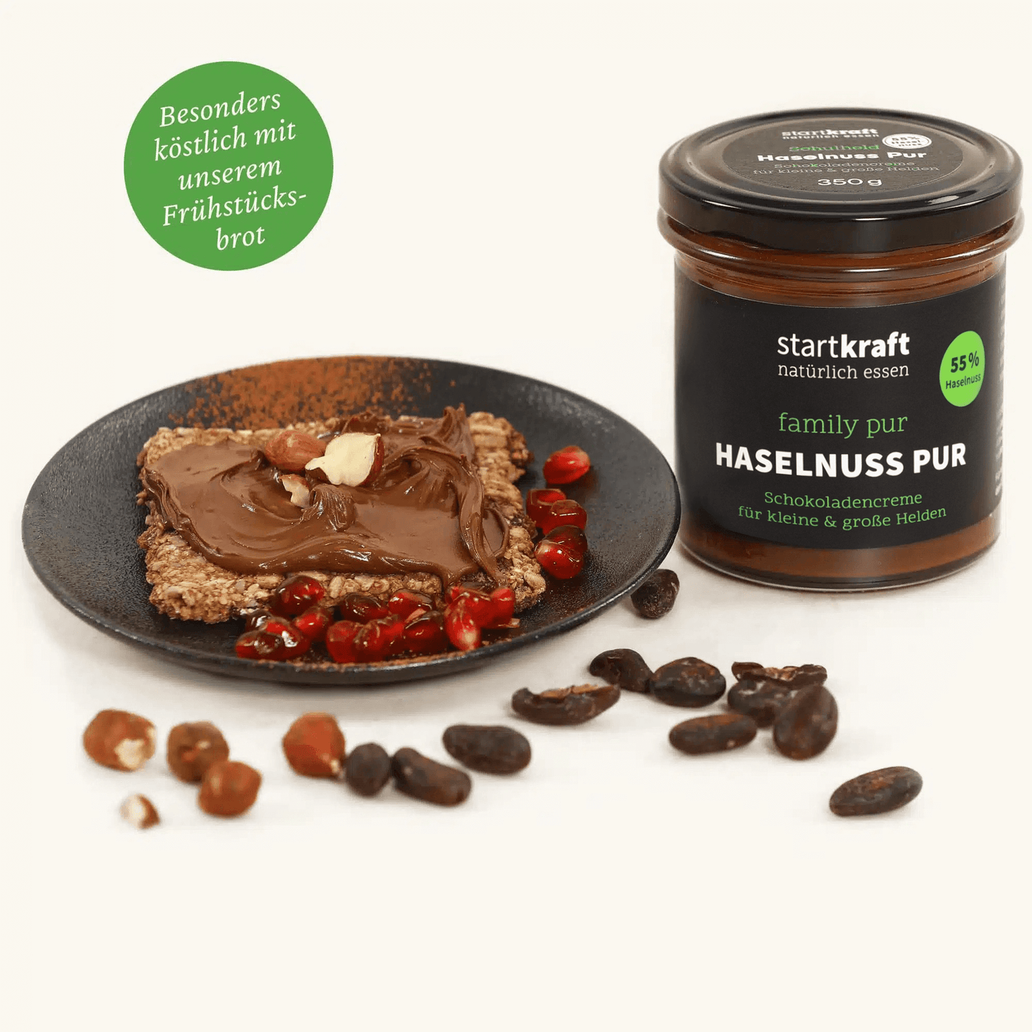 Haselnuss Pur Schokoladencreme