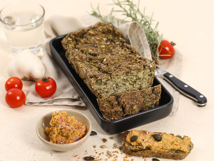 Gekeimtes Bärlauchbrot  (geht auch glutenfrei)
