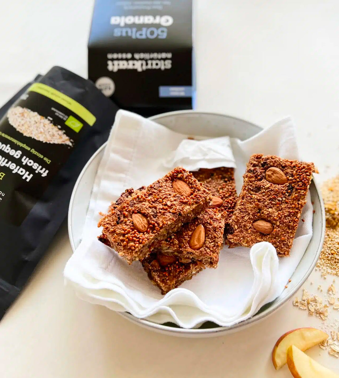 Granola-Apfel-Schnitten