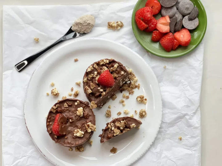 Schokoladen-Erdbeer-Törtchen