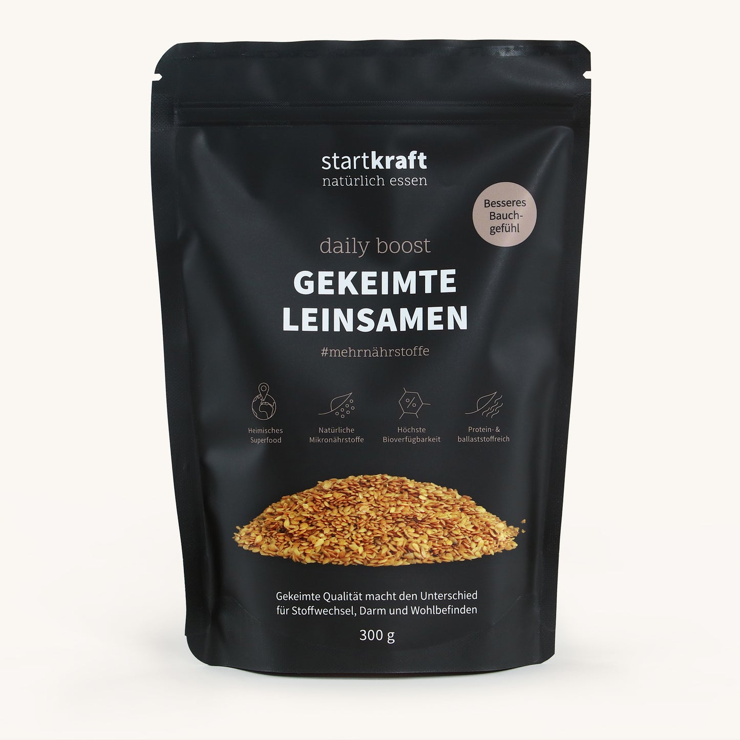Gekeimte Leinsamen