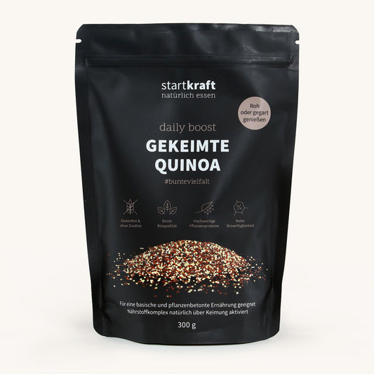 Gekeimte Quinoa