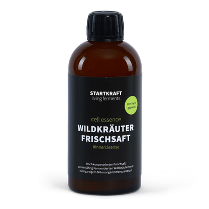 Wildkräuter Frischsaft
