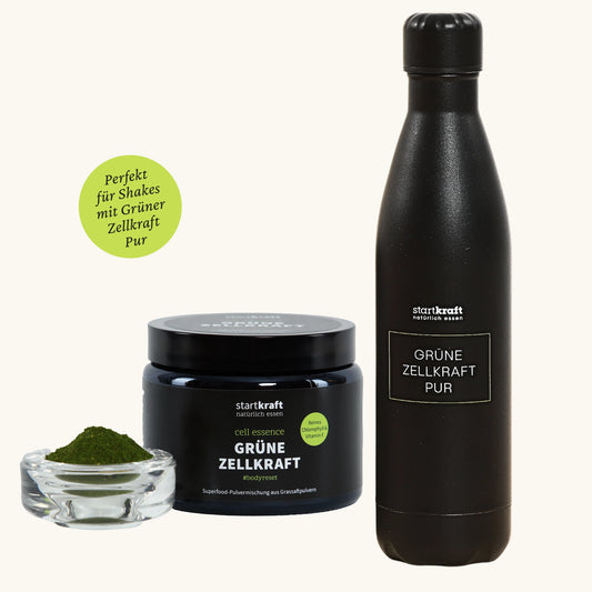 Set aus Zellkraft PUR und Isolierflasche