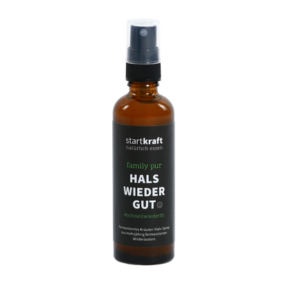 Hals wieder gut - Fermentiertes Halsspray