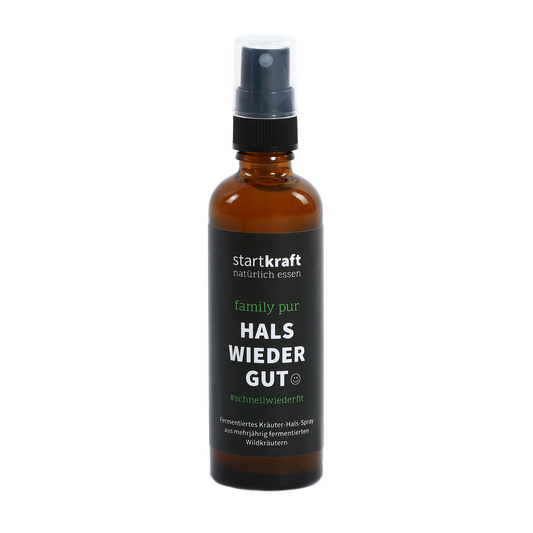 Hals wieder gut - Fermentiertes Halsspray