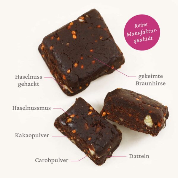 Kakao-Fudges Beauty Pur – Bild 3